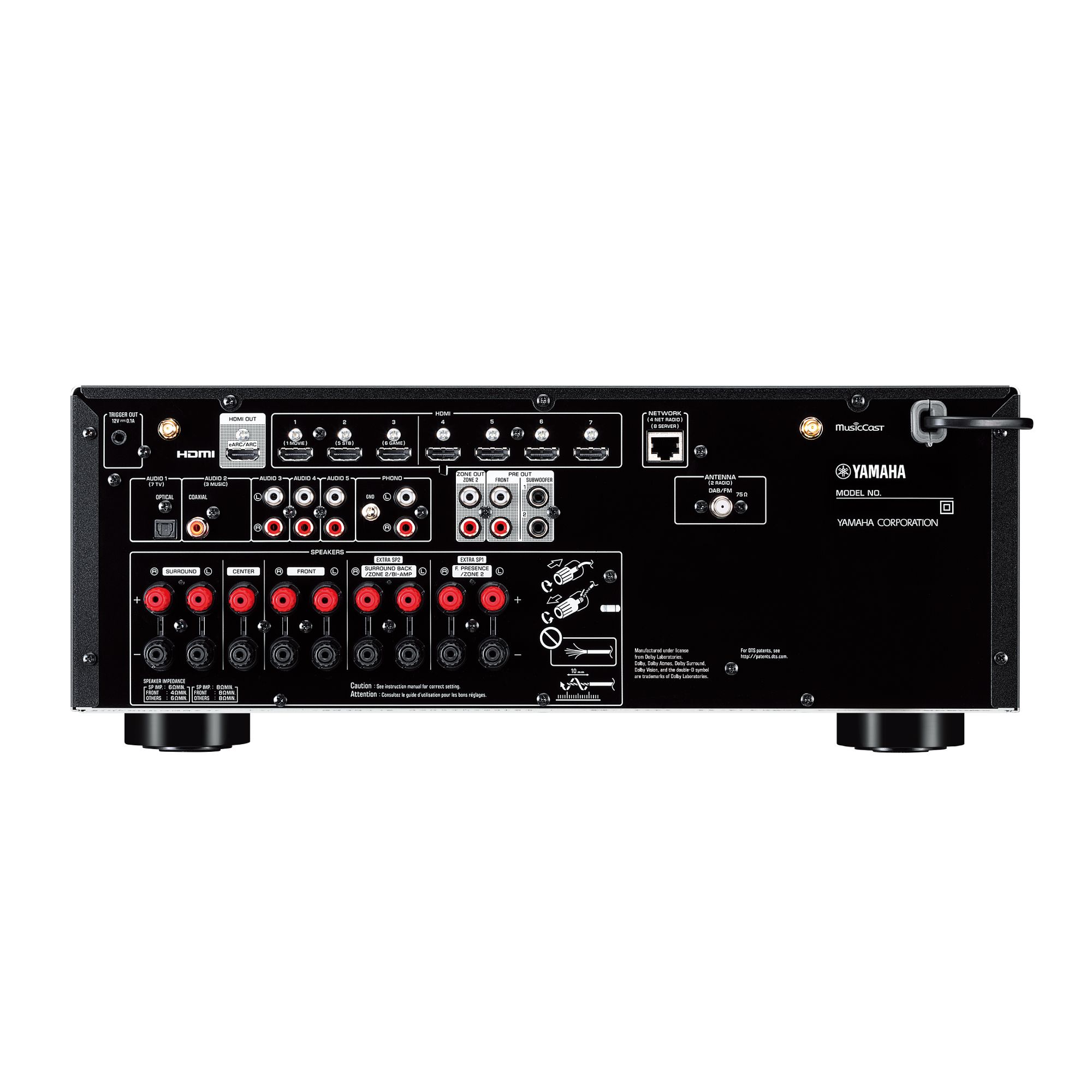 Yamaha RX-V6A V6A Receiver Amp