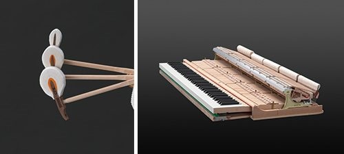 5. L'innovativa produzione dei martelletti offre un tono eccezionale mentre la meccanica perfezionata della tastiera dona un tocco più reattivo
