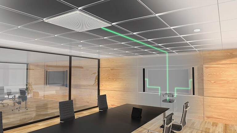 Illustrazione che mostra i dispositivi ADECIA connessi tramite rete