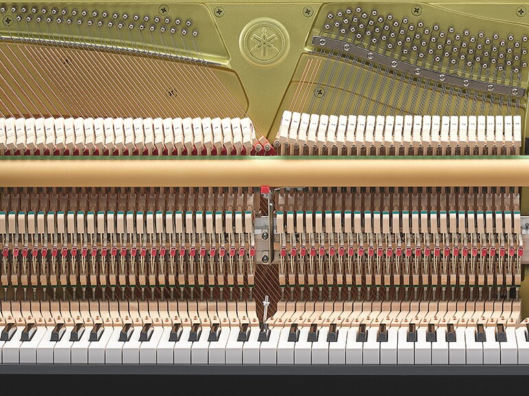 Immagine in evidenza del telaio del pianoforte