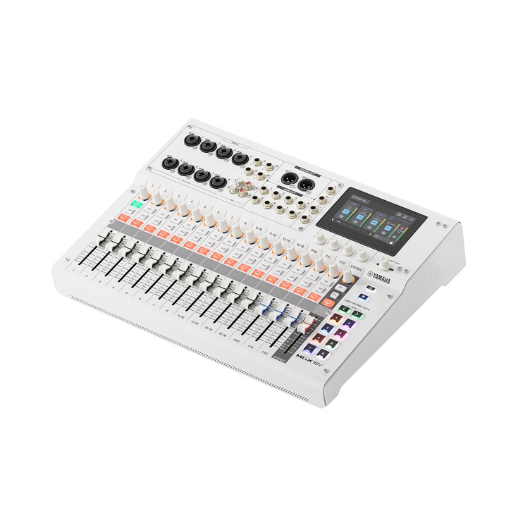 Console di mixaggio digitale a 22 canali Yamaha con interfaccia video MGX16V W (bianco)