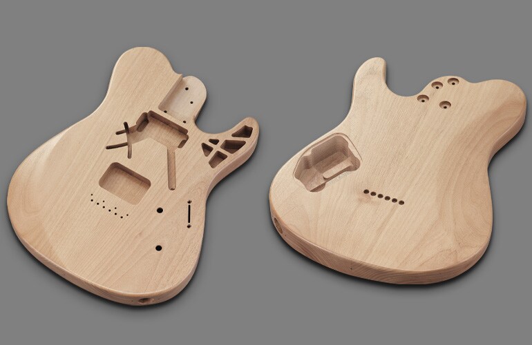 Forma del corpo della Pacifica SC Standard Plus con scanalatura e cameratura