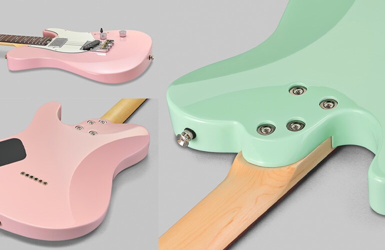 Forma del corpo della Pacifica SC Standard Plus con sagomature per una suonabilità migliorata