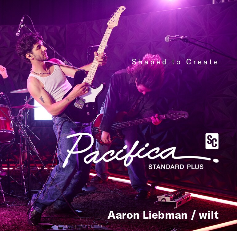 wilt / Aaron Liebman che si esibisce sul palco con la Pacifica SC Standard Plus (PACS+11SM BL)