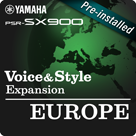 Europe (Pre-installed Expansion Pack - dati compatibili Yamaha Expansion Manager)