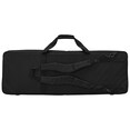 Rear side of MODX M soft case viewed from the side, showing material texture and structural details.