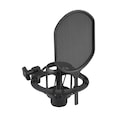 Yamaha Condenser Microphone YCM705 (Black) Shock mount with Pop filter