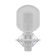 Yamaha Condenser Microphone YCM705 (White) with Shock mount and Pop filter