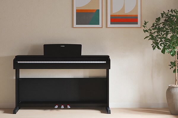 Un pianoforte ARIUS che si integra bene nei soggiorni