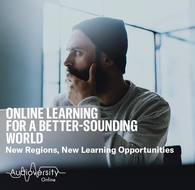 Immagine principale per Audioversity Online: un uomo che indossa un cappello con espressione seria.