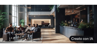 CREATO CON IA - Scene image of Hospitality