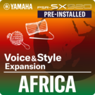 Africa (pacchetto Espansione pre-installato – dati compatibili con Yamaha Expansion Manager)