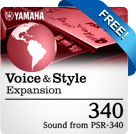 340 Pack (suoni dalla PSR-340) (dati compatibili con Yamaha Expansion Manager)