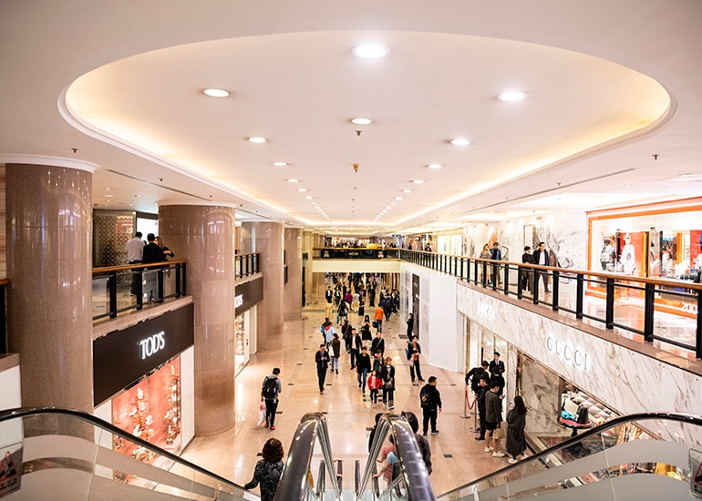 Immagine di un centro commerciale